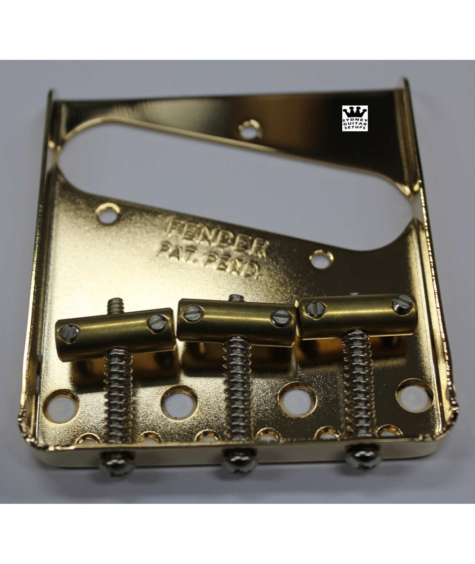 Fender Tele Bridge Vintage 3-Compensated Brass Saddle Bridge